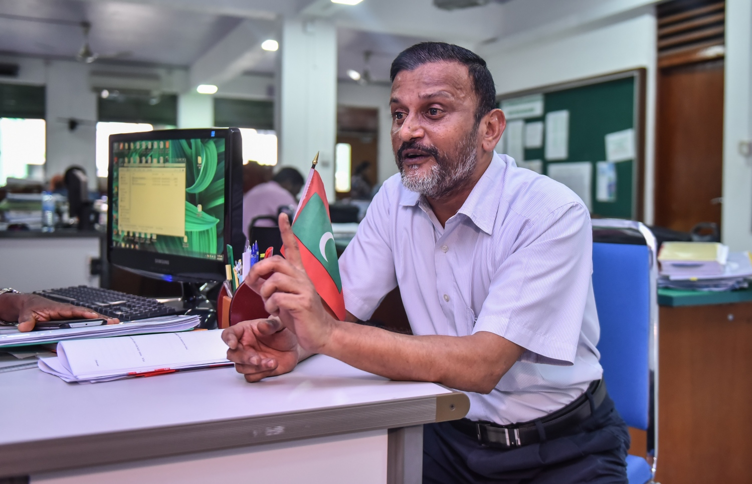 ކުމާރު، 2017 ގައި "މިހާރު" އަށް އިންޓަވިއު ދެއްވަނީ -- ފައިލް ފޮޓޯ