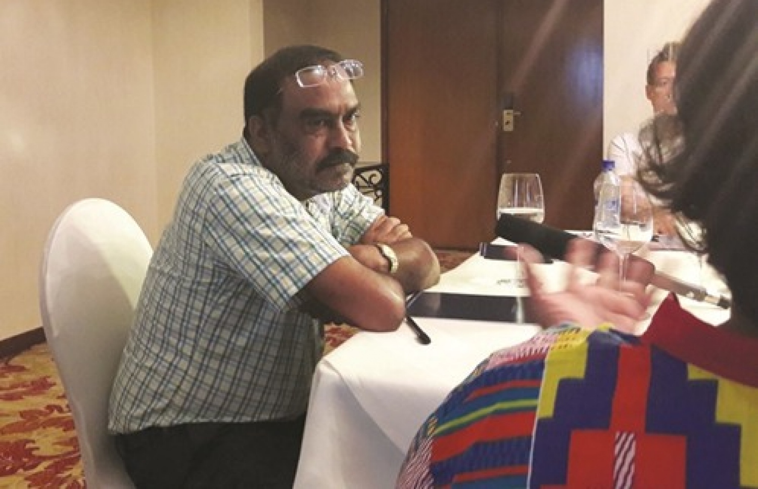 ދަރިފުޅުގެ މަރާ ގުޅޭ ގޮތުން ރަޝީދު މިދިޔަ ހުކުރުދުވަހު ކޮލަމްބޯގައި މީޑިއާއާ ވާހަކަ ދައްކަނީ.