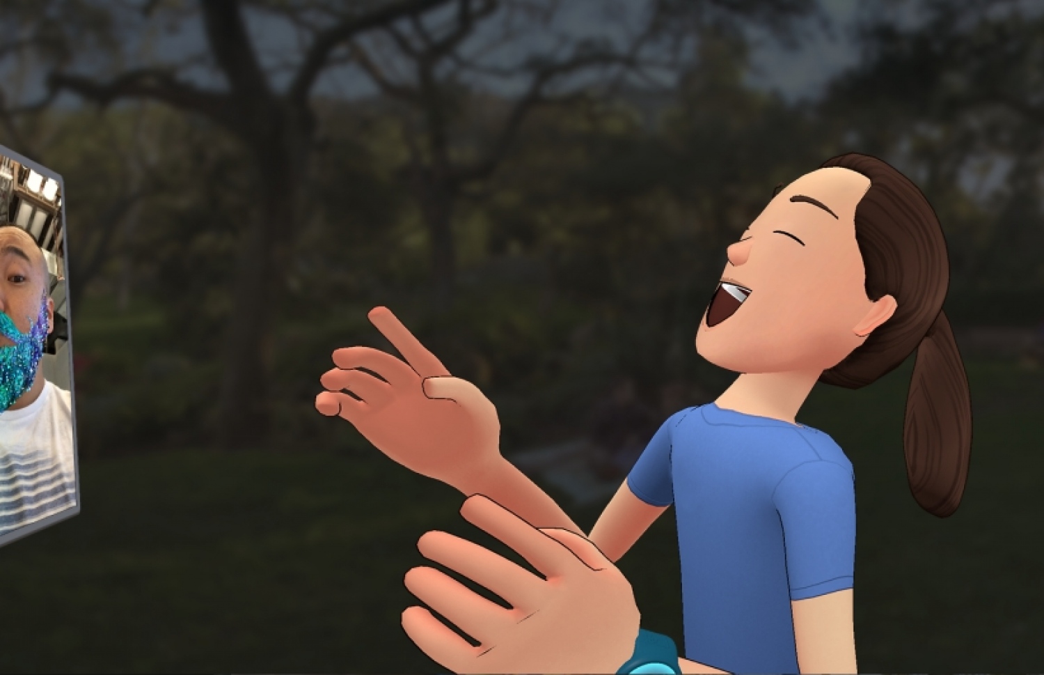 ފޭސްބުކް ވީ-އާރް އަށް އަލަށް ތައާރަފްކުރި 'ފޭސްބުކް ސްޕޭސް' ފީޗާ ---- ފޮޓޯ: ފޭސްބުކް