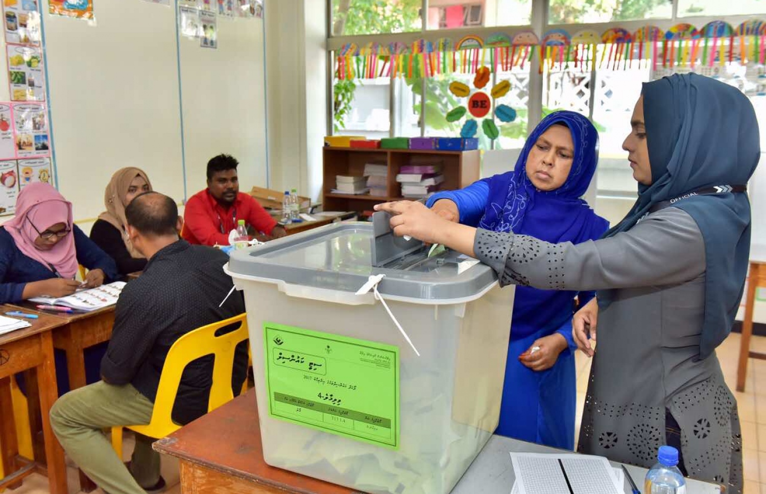 ކައުންސިލް އިންތިހާބުގައި މާލޭގައި މީހަކު މިއަދު ވޯޓު ލަނީ -- ފޮޓޯ: ނިޝާން އަލީ/ މިހާރު