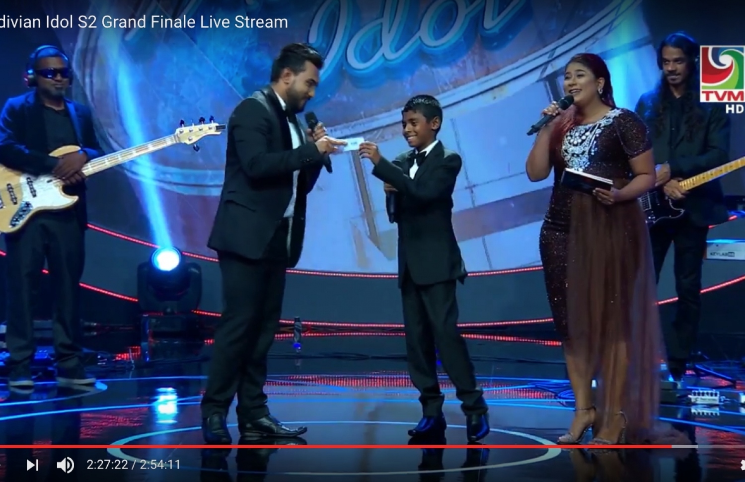 އައިޑޮލްގެ ގްރޭންޑް ފިނާލޭގައި މޫސާ ވަސީމް އަހޫ އަށް ނަމްބަރު ދެނީ