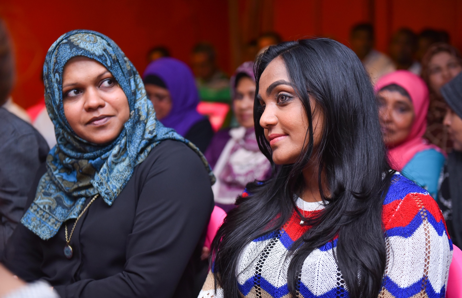 މާލެ، މޭ 14، 2017- ޕީޕީއެމް ކޯލިޝަނުން އެމްޑީއޭގެ ޖަގަހައިގައި ބޭއްވި ޖަލްސާގެ ތެރެއިން.---މިހާރު ފޮޓޯ: ހުސެއިން ވަހީދު