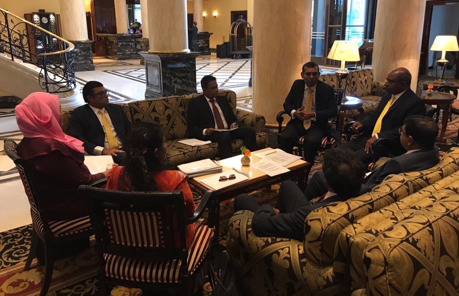 ކުރީގެ ރައީސް މުހައްމަދު ނަޝީދާއި އިދިކޮޅު ޕާޓީތަކުގެ އިސްބޭފުޅުންގެ ވަފުދު ޖަރުމަނުގައި: އެ ބޭފުޅުން ޖަރުމަނުގެ އިސް ފަރާތްތަކާ ބައްދަލުކުރައްވާނެ.