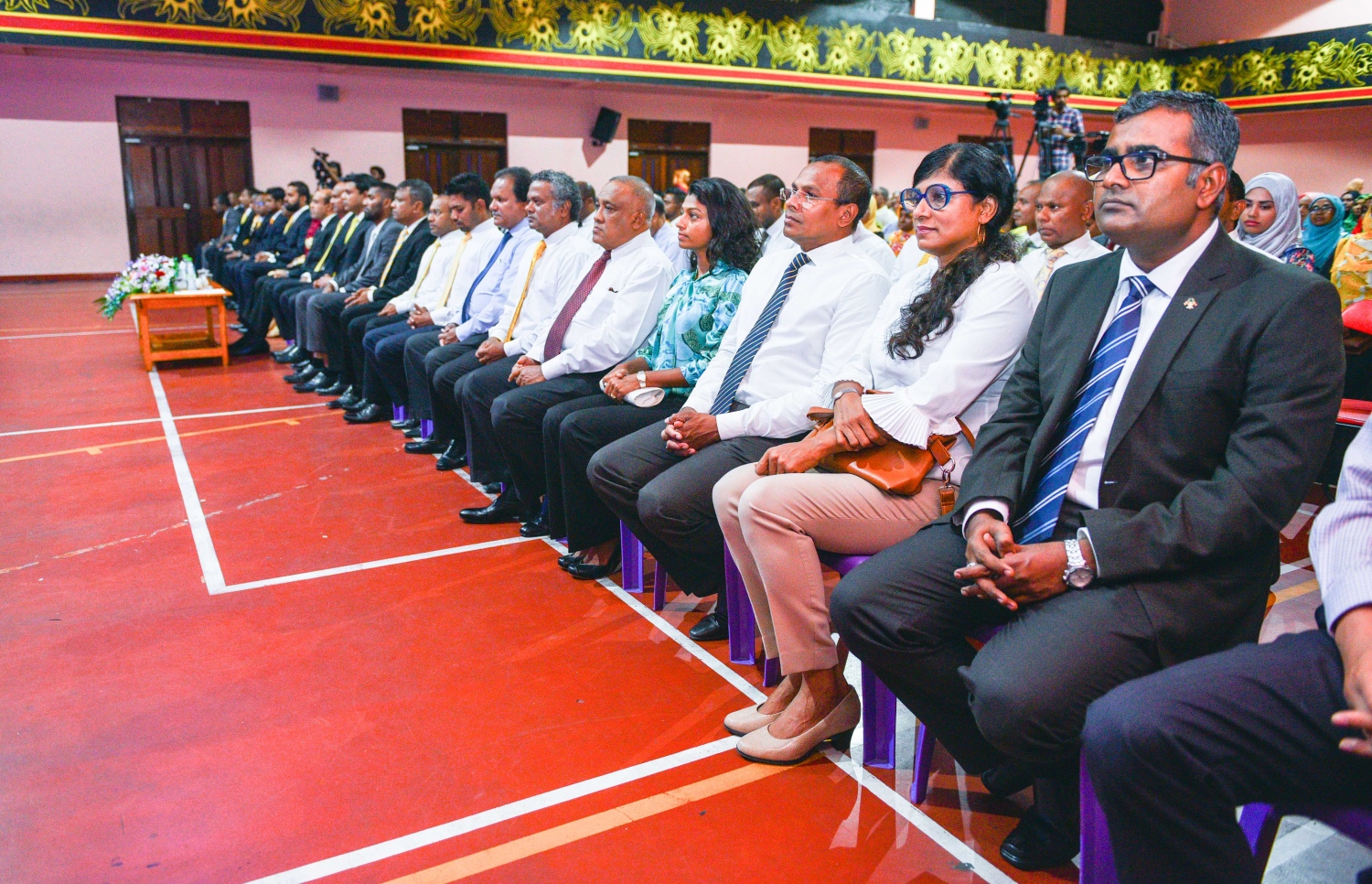 މާލެ: ޖޫން 3، 2017- މާލޭ ސިޓީ ކައުންސިލްގެ އާ މެމްބަރުން ހުވާކުރެއްވުމަށް ބޭއްވި ރަސްމިއްޔާތުގެ ތެރެއިން.---މިހާރު ފޮޓޯ: ހުސެއިން ވަހީދު