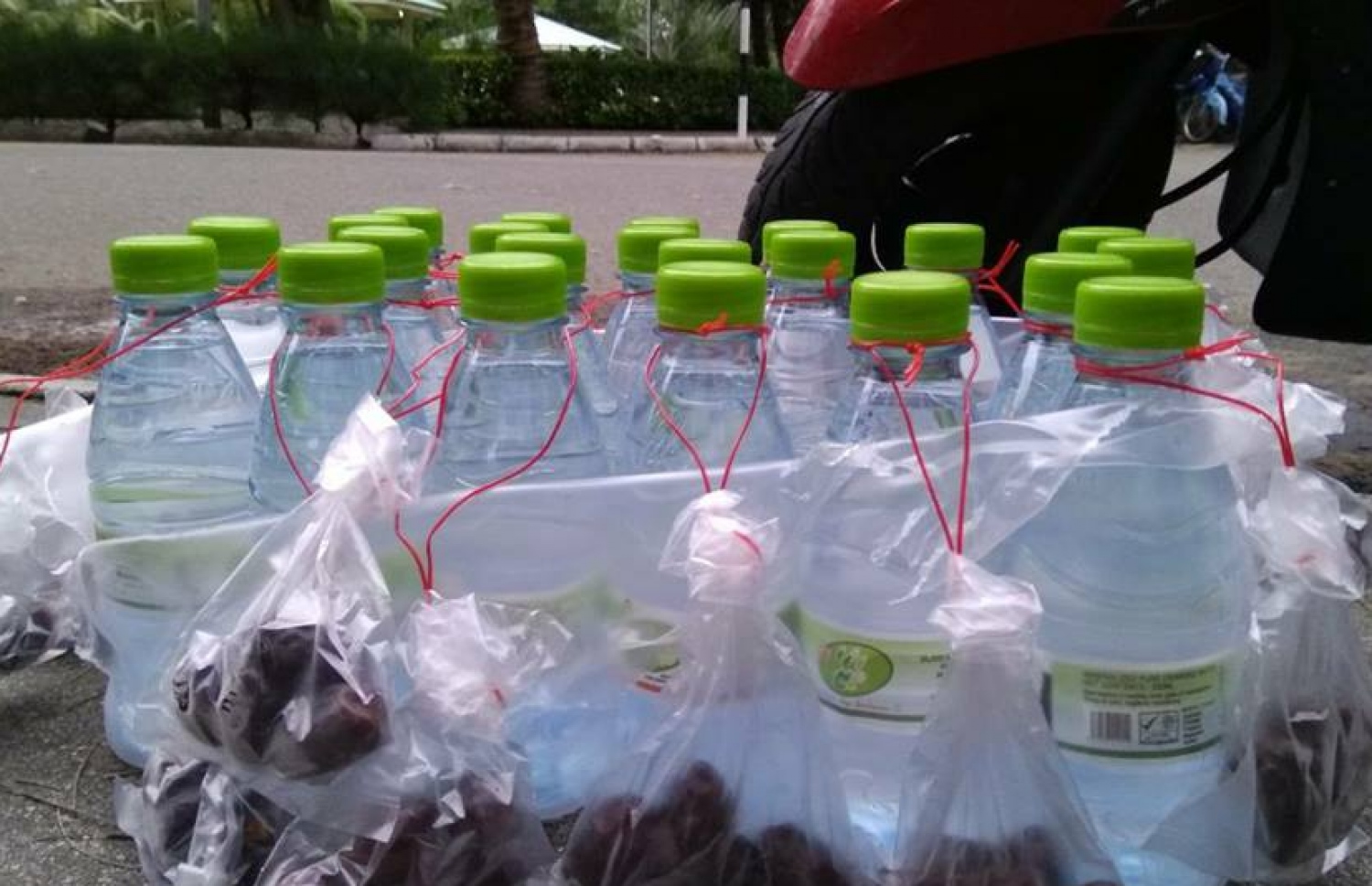 ރޯދަ ވީއްލަން ދޭން ޕެކްކޮށްފައިވާ ފެނާއި ކަދުރު