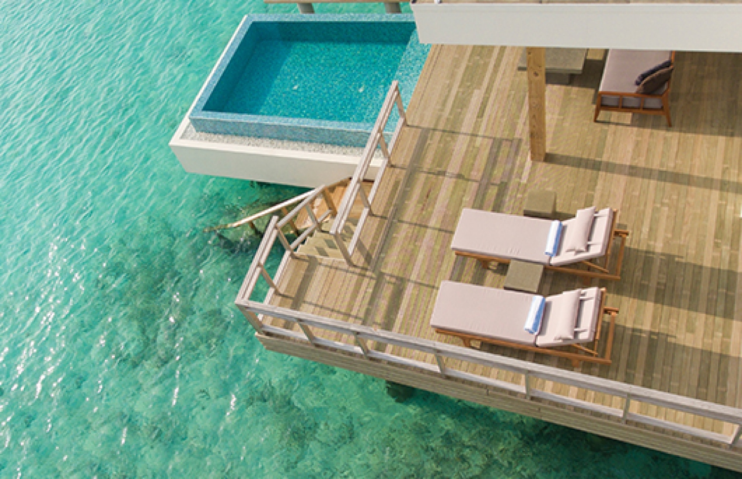 ދިގަލި މޯލްޑިވްސްގެ ލޭގޫން ވިލާއެއް. ފޮޓޯ: ދިގަލި