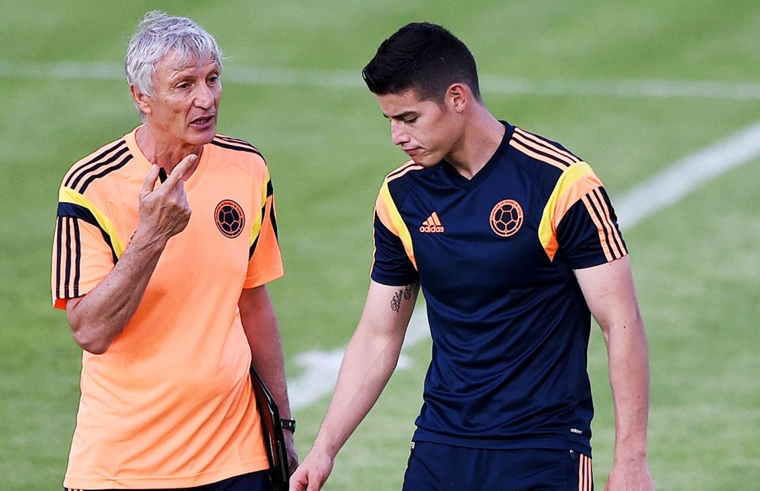 ކޮލަމްބިއާ ފަރިތަކުރުންތަކުގެ ތެރެއިން ޕެކަމަން (ވ) ހަމޭސްއާ ވާހަކަ ދައްކަނީ.-- ފޮޓޯ: އޭއެފްޕީ