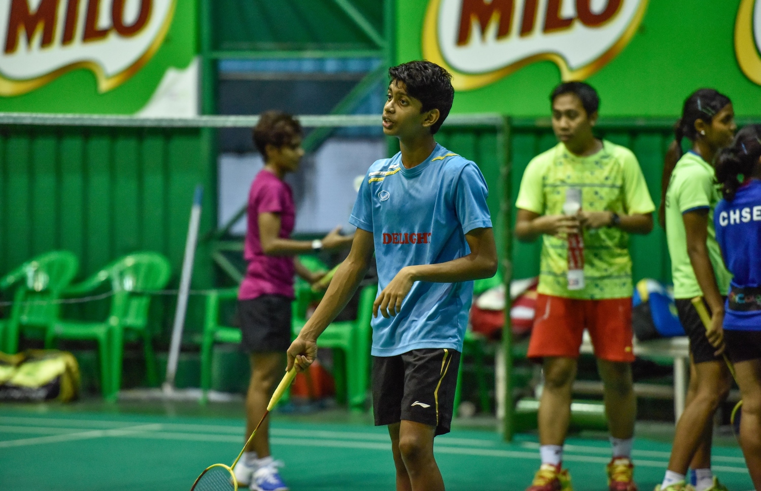 ޒުވާން ބެޑްމިންޓަން ކުޅުންތެރިއާ ނިބާލް.-- ފޮޓޯ: ނިޝާން އަލީ/ މިހާރު