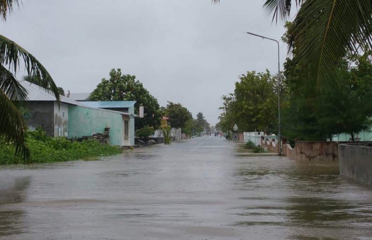 ވިލިނިގިލީގައި ފެން ބޮޑުވެފައި. - ފޮޓޯ: ކައުންސިލް