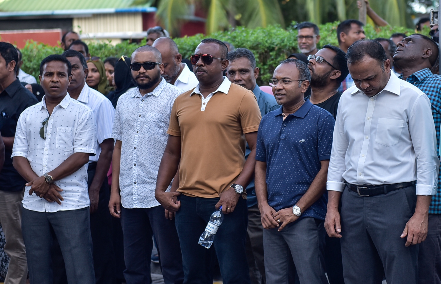 އިދިކޮޅު ޕާޓީތަކުގެ އިސް ބޭފުޅުންތަކެއް އެއްވުމެއްގައި. - ފޮޓޯ: މިހާރު