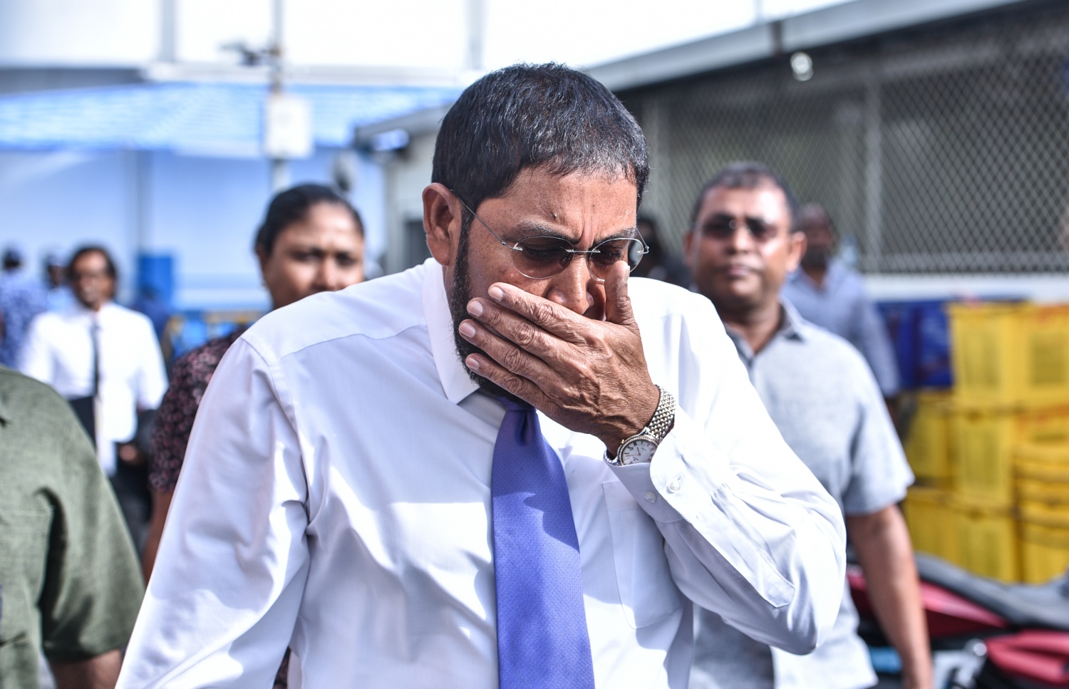 ގާސިމް އިބްރާހިމް. އޭނާ މިވަގުތު އޮންނެވީ އައިޖީއެމްއެޗްގައި. - ފޮޓޯ: މިހާރު