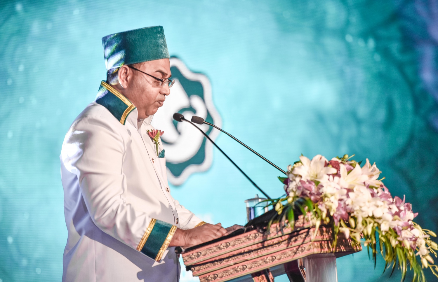 އޮގަސްޓް 4، 2017- ކޮމިޝަނަ ޖެނެރަލް އޮފް ޓެކްސޭޝަން ޔަޒީދު މުހައްމަދު، މީރާގެ ހަތްވަނަ އަހަރީ ދުވަހުގެ ހަފުލާގައި ވާހަކަ ދައްކަވަނީ...---މިހާރު ފޮޓޯ: ހުސެއިން ވަހީދު