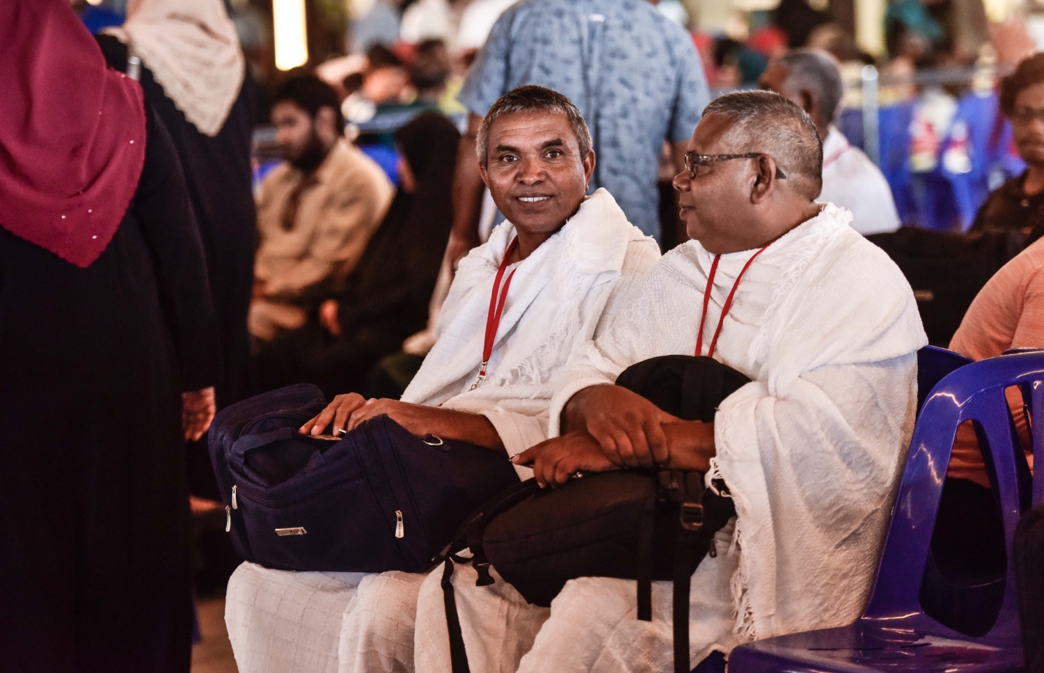 ވެލާނާ އިންޓަނޭޝަނަލް އެއާޕޯޓް: އޮގަސްޓް 7، 2017- ދިވެހި ހައްޖުވެރިންގެ ފުރަތަމަ ގުރޫޕުގެ މީހުން ފުރުން: ދިވެހި ހައްޖުވެރިން މިއަދު ފުރަން ފަށާފައިވާއިރު، ހަތަރު ގުރޫޕަކުން މި އަހަރު މީހުން ހައްޖަށް ދާނެ.---މިހާރު ފޮޓޯ: ހުސެއިން ވަހީދު