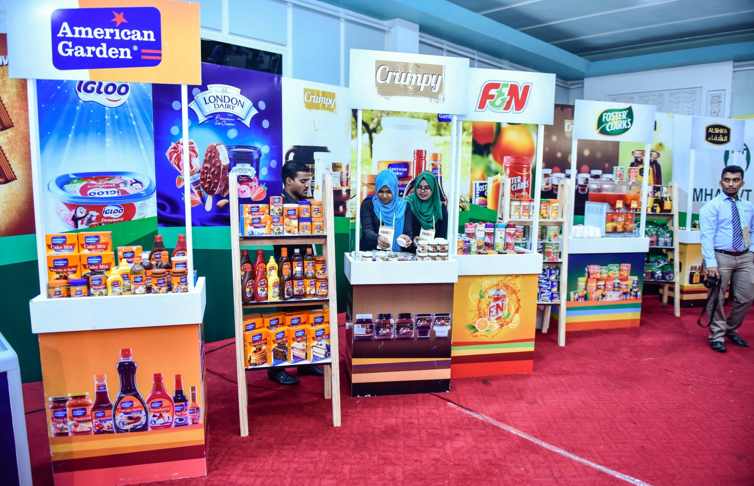 މާލެ: އޮގަސްޓް 8، 2017- ރާއްޖޭގައި ބާއްވަމުން އަންނަ އެންމެ ބޮޑު އިންޓަނޭޝަނަލް ފެއާ ކަމަށް ވާ ފުޑް އެންޑް ހޮސްޕިޓަލިޓީ އޭޝިއާ މޯލްޑިވްސް (އެފްއެޗްއޭއެމް) ފެއާގެ ތެރެއިން.---މިހާރު ފޮޓޯތައް: ހުސެއިން ވަހީދު