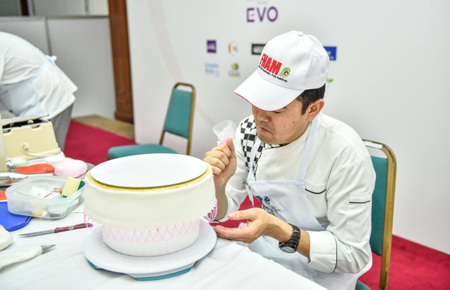 މާލެ: އޮގަސްޓް 8، 2017- ރާއްޖޭގައި ބާއްވަމުން އަންނަ އެންމެ ބޮޑު އިންޓަނޭޝަނަލް ފެއާ ކަމަށް ވާ ފުޑް އެންޑް ހޮސްޕިޓަލިޓީ އޭޝިއާ މޯލްޑިވްސް (އެފްއެޗްއޭއެމް) ފެއާގެ ތެރެއިން.---މިހާރު ފޮޓޯތައް: ހުސެއިން ވަހީދު