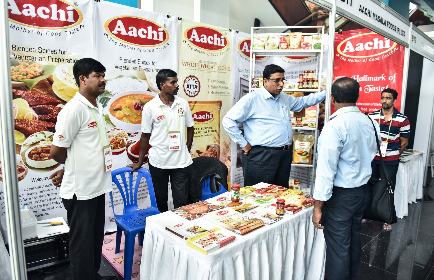 މާލެ: އޮގަސްޓް 8، 2017- ރާއްޖޭގައި ބާއްވަމުން އަންނަ އެންމެ ބޮޑު އިންޓަނޭޝަނަލް ފެއާ ކަމަށް ވާ ފުޑް އެންޑް ހޮސްޕިޓަލިޓީ އޭޝިއާ މޯލްޑިވްސް (އެފްއެޗްއޭއެމް) ފެއާގެ ތެރެއިން.---މިހާރު ފޮޓޯތައް: ހުސެއިން ވަހީދު