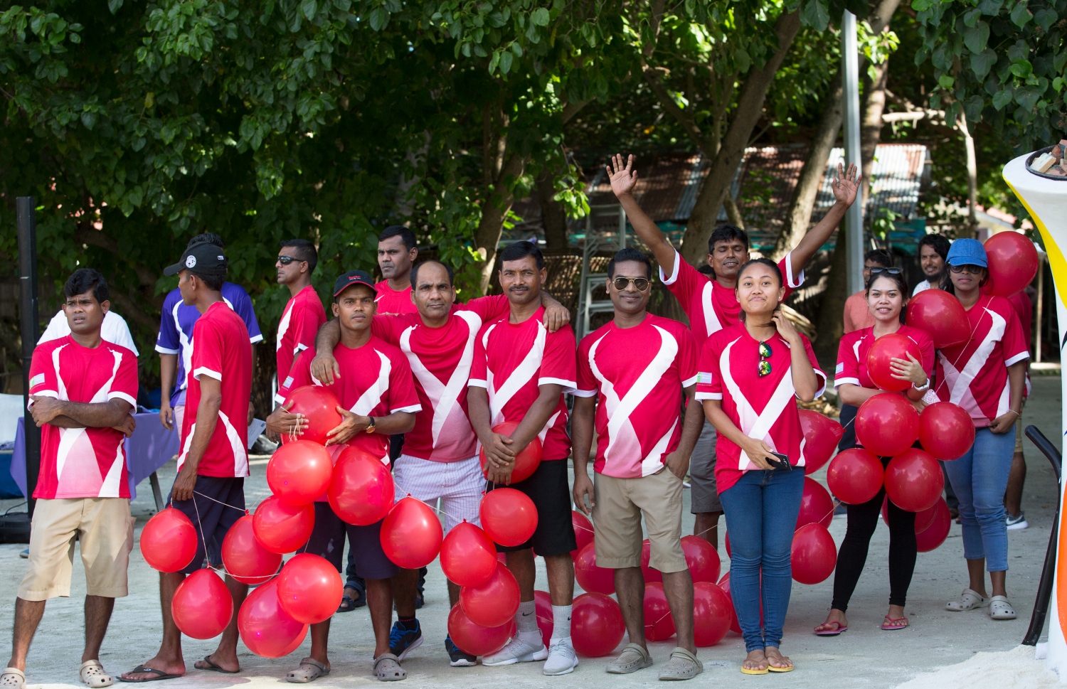 ކަނޑޫމާ މިނީ އޮލިމްޕިކްސްގެ ބައިވެރިންތަކެއް އިއްޔެ ފޮޓޯއަކަށް ހުއްޓިގެން.--- ފޮޓޯ: ކަނޑޫމާ