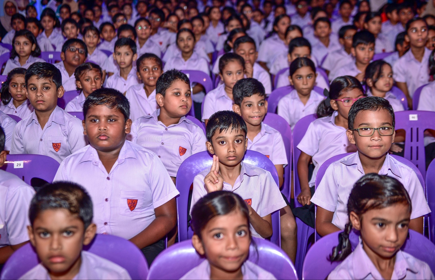 މާލެ: އޮގަސްޓް 18، 2017- ޣިޔާސުއްދީން ސްކޫލުގެ މިދިޔަ އަހަރުގެ އަހަރީ އިނާމު ދިނުމުގެ ޖަލްސާގެ ތެރެއިން.---މިހާރު ފޮޓޯ: ހުސެއިން ވަހީދު