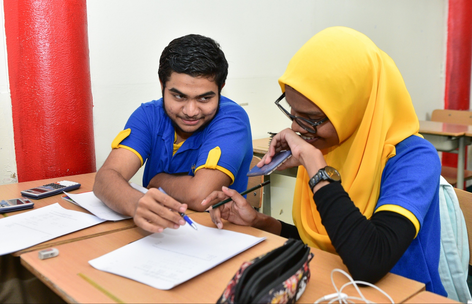 ބިލަބޮންގްގެ އަހުމަދު ހުމާމް (ވ): މިދިޔަ އަހަރު އޯލެވެލްގައި ހަތަރު މާއްދާއިން ހައި ޑިސްޓިންކްޝަން ހޯދި-- ފޮޓޯ: މިހާރު/ހުސައިން ވަހީދު