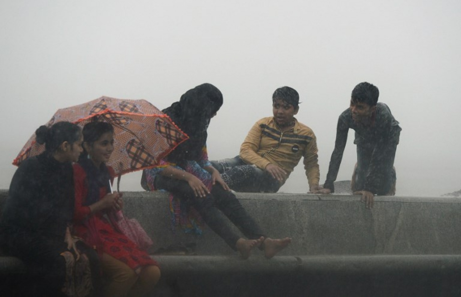 މުމްބާއީ އަށް މިހާރު ކުރަމުންދާ ބޯ ވިއްސާރައިގައި މޫދު ކައިރީ ބަޔަކު ވާރޭ ތެރޭގައި. --ފޮޓޯ:އޭއެފްޕީ