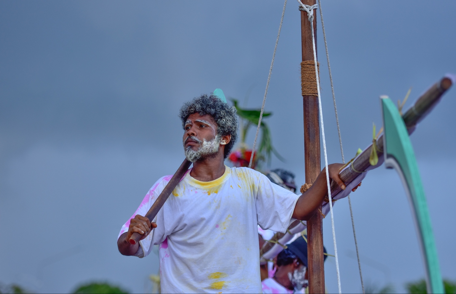 ހުޅުމާލެ: ސެޕްޓެމްބަރ 1، 2017- މި އަހަރުގެ އަޟްހާ އީދު ނުވަތަ ބޮޑު އީދު ދުވަސް ފާހަގަކުރުމަށް ބޭއްވި ސަގާފީ ކުޅިވަރުގެ ޕެރޭޑުގެ ތެރެއިން.---މިހާރު ފޮޓޯ: ހުސެއިން ވަހީދު