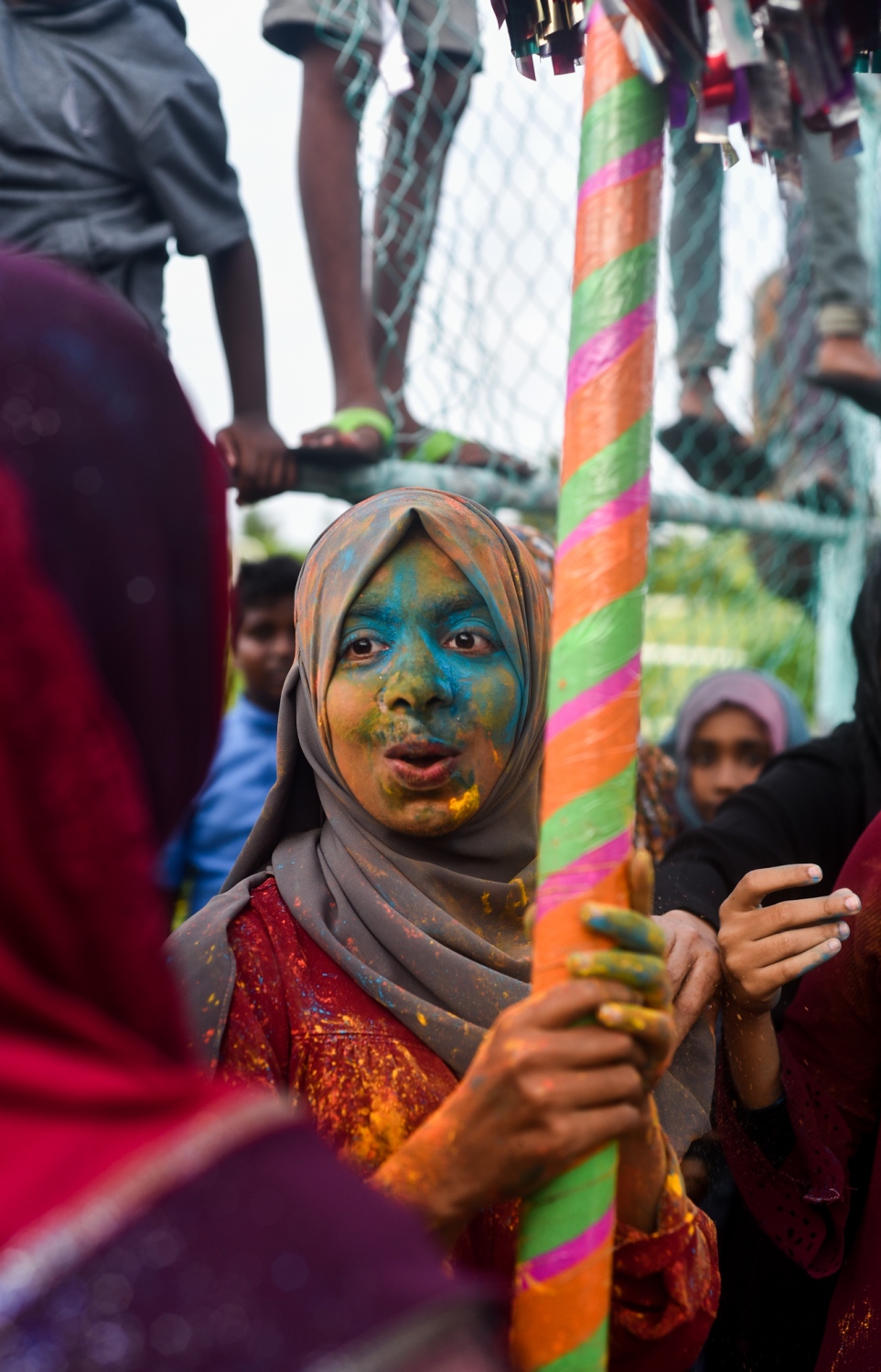 ށ.ފުނަދޫ: ސެޕްޓެމްބަރު 1، 2017- މި އަހަރުގެ އަޟްހާ އީދު ދުވަސް ފާހަގަކުރުމުގެ ގޮތުން ފުނަދޫގައި ބޭއްވި ސަގާފީ ކުޅިވަރުތަކުގެ ތެރެއިން ކޯޑި ނެގުން.---މިހާރު ފޮޓޯ: އަމާނީ އަބްދުﷲ