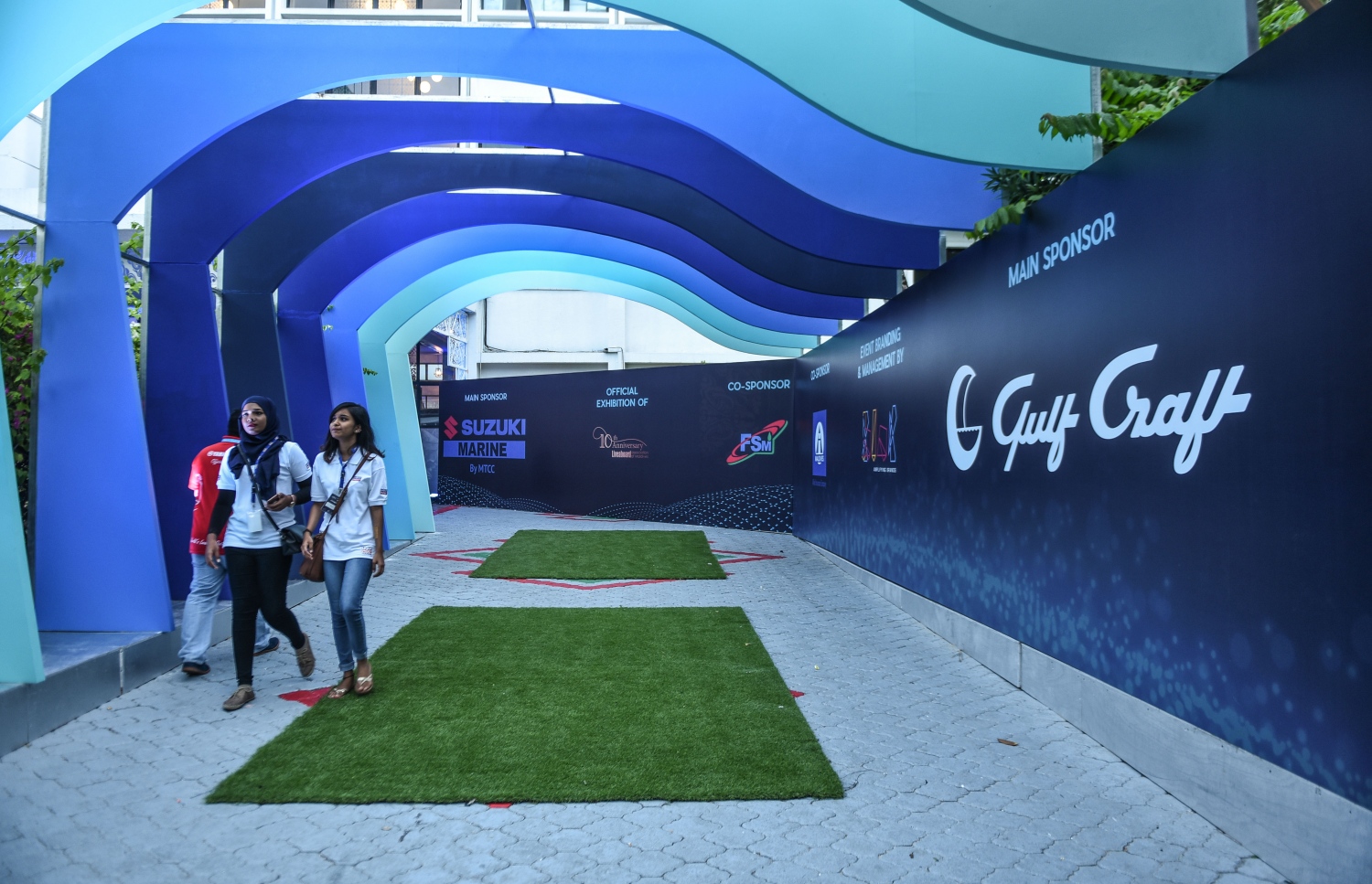 އެކްސްޕޯ އަށް ވަންނަ ދޮރު.-- ފޮޓޯ: މިހާރު/ހުސައިން ވަހީދު