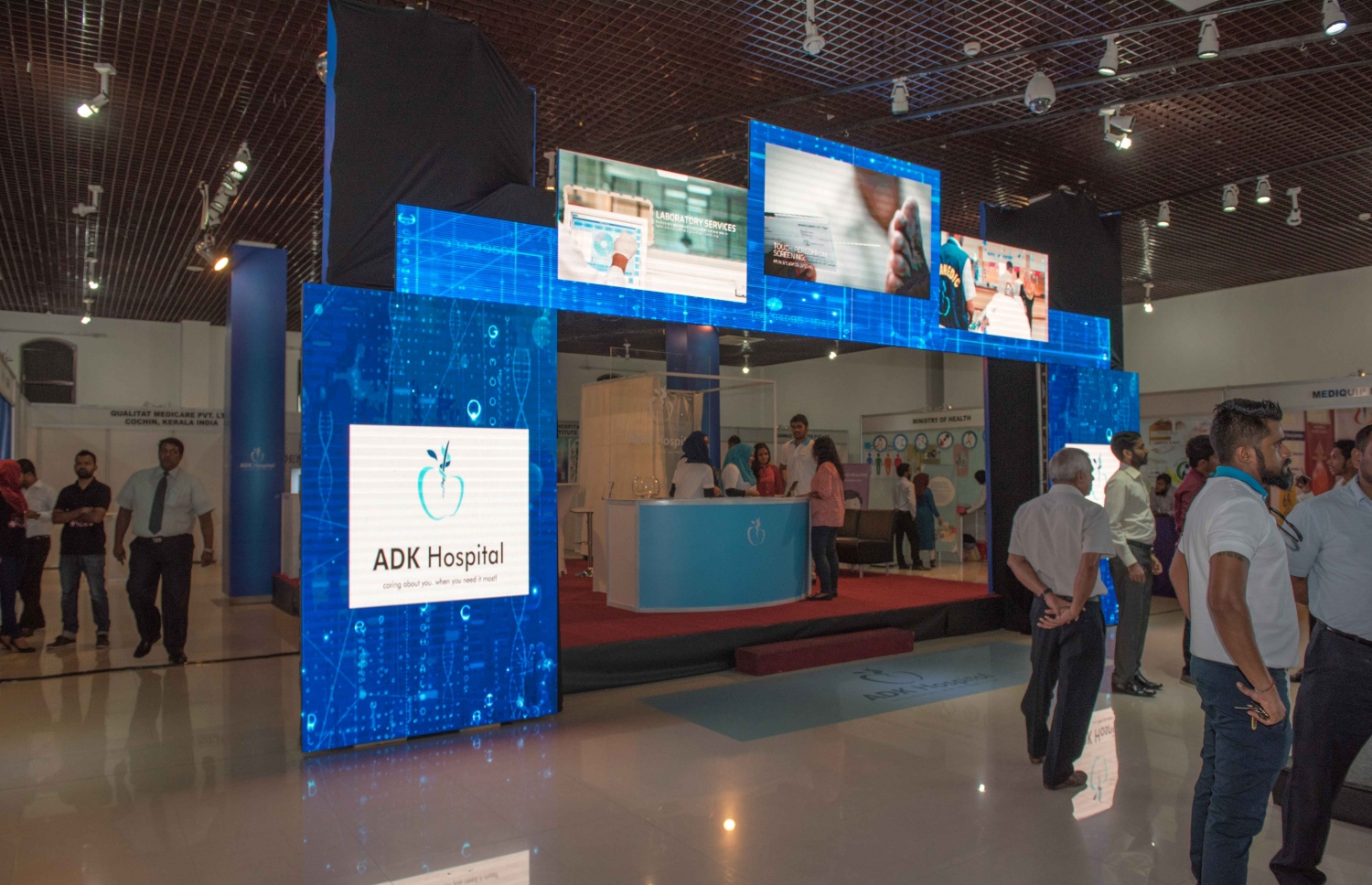 މިދިޔަ އަހަރު ބޭއްވި މޯލްޑިވްސް މެޑިކަލް އެންޑް ހެލްތް އެކްސްޕޯ.-- ފޮޓޯ: އެމްވީ މެޑިކަލްސް