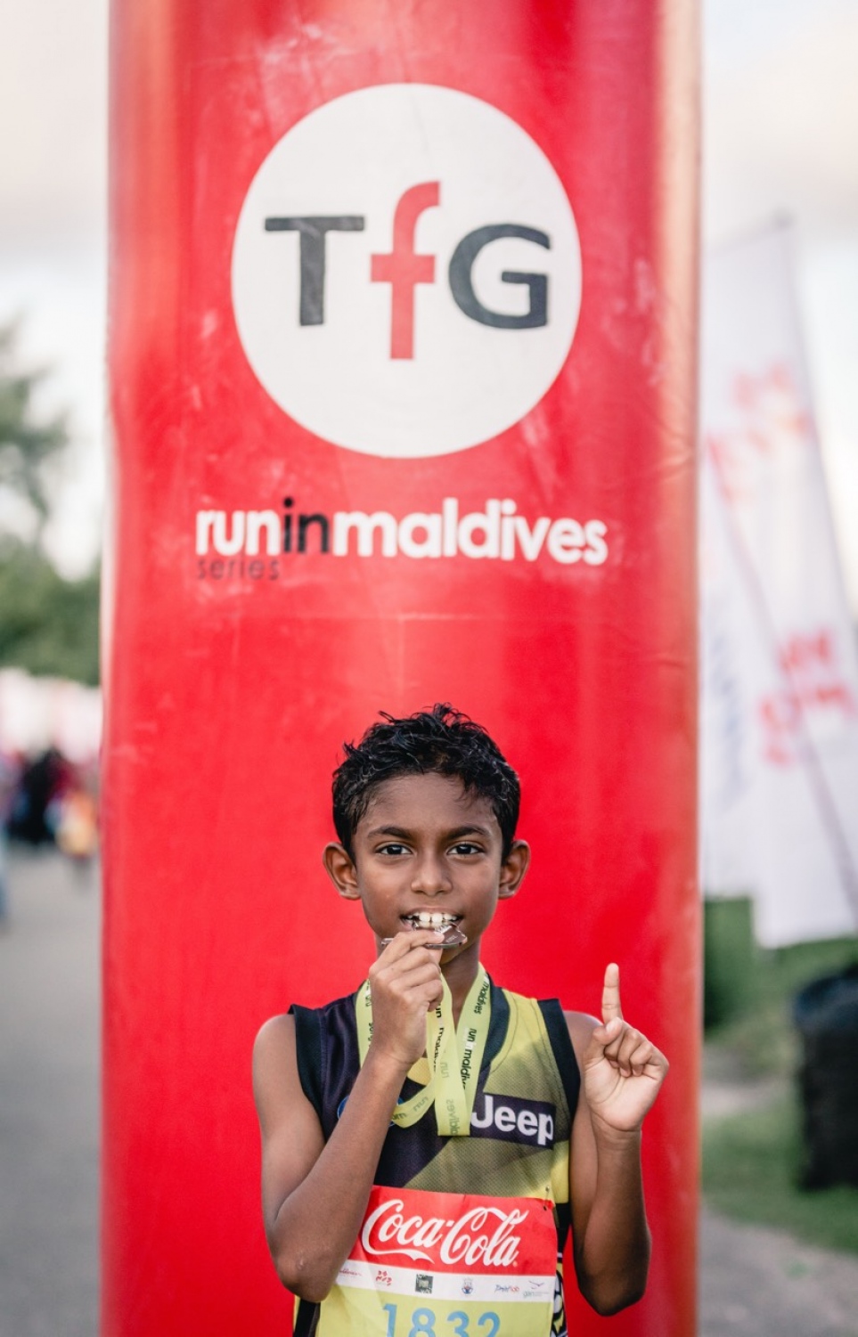 ހިތަދޫ، އައްޑޫ ސިޓީ (ސެޕްޓެމްބަރު 17) – ކޮކާކޯލާ ޓީއެފްޖީ "ރަން އިން އައްޑޫ" އިވެންޓުގެ ތެރެއިން. –ފޮޓޯ: އިބްރާހިމް އުޝާފަތު