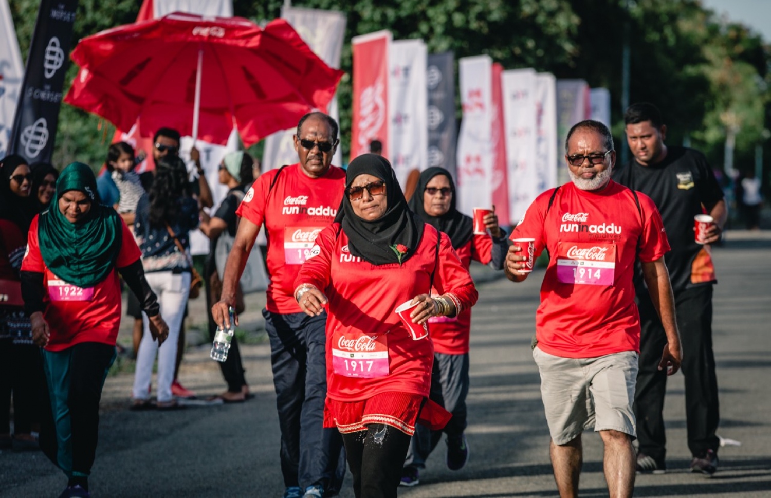 ހިތަދޫ، އައްޑޫ ސިޓީ (ސެޕްޓެމްބަރު 17) – ކޮކާކޯލާ ޓީއެފްޖީ "ރަން އިން އައްޑޫ" އިވެންޓުގެ ތެރެއިން. –ފޮޓޯ: އިބްރާހިމް އުޝާފަތު