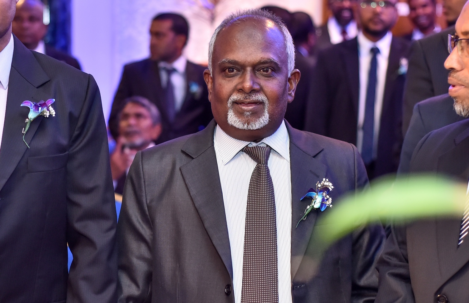 މާލެ: ސެޕްޓެމްބަރު 18، 2017- ސުޕްރީމް ކޯޓުގެ އަހަރީ ދުވަސް ފާހަގަކުރުމަށް ބޭއްވި ހަފުލާގައި ފަނޑިޔާރު އަބްދުﷲ އަދީބު ބައިވެރިވެވަޑައިގަންނަވަނީ.---ފޮޓޯ: ނިޝާން އަލީ/މިހާރު