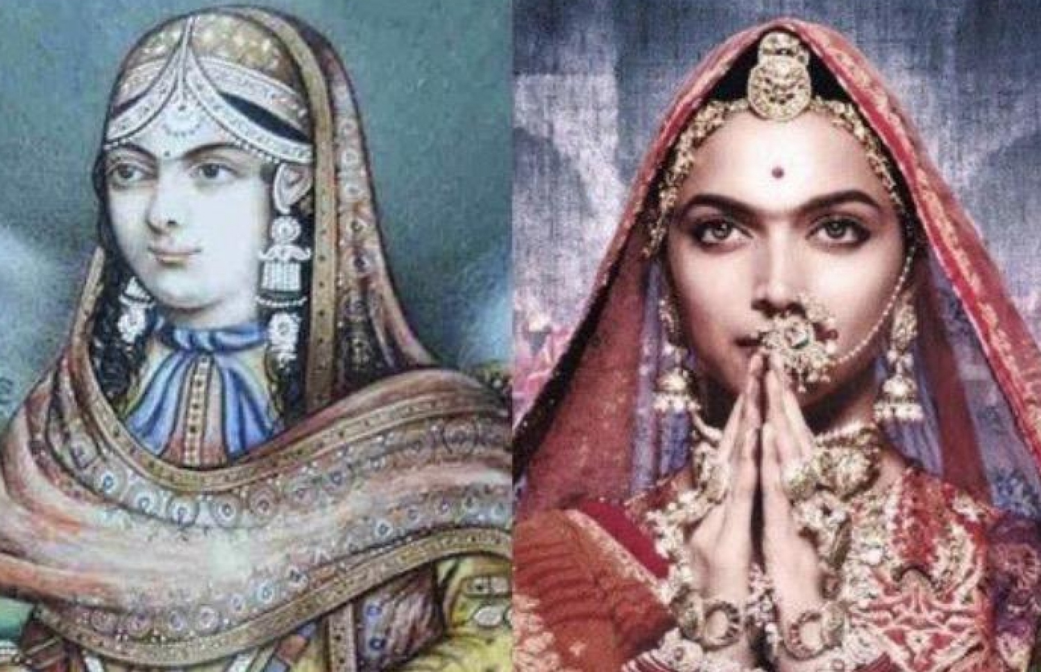 ދީޕިކާ ޕަދްކޯން އަދި ރާނީ ޕަދްމިނީ (ވ): ދެ ބުމަ ހުންނަނީ ގުޅިފައި.