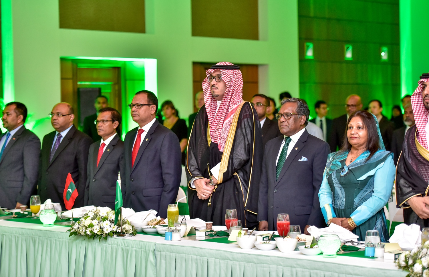 ކުރުނބާ މޯލްޑިވްސް: ސެޕްޓެމްބަރު 24، 2017- ސައޫދީ އަރަބިއްޔާގެ ގައުމީ ދުވަސް ފާހަގަކުރުމަށް ބޭއްވި ހަފުލާގެ ތެރެއިން.---ފޮޓޯ: ނިޝާން އަލީ/މިހާރު