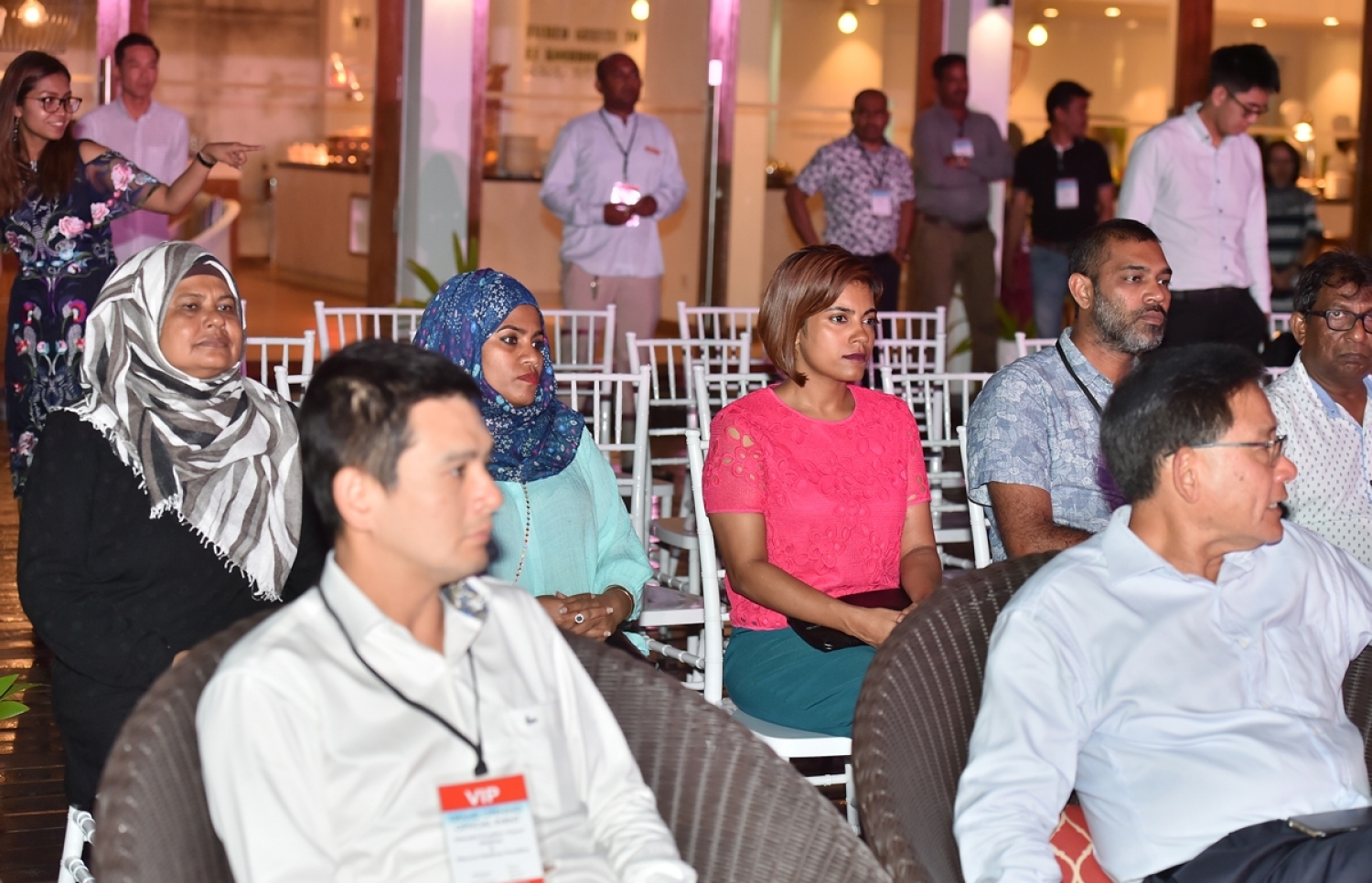 މާކިއޯ ކޫއްޑޫ ހޮޓެލް: ސެޕްޓެމްބަރު 25، 2017- ގއ. ކޫއްޑޫގައި ގާއިމްކުރި މާކިއޯ ކޫއްޑޫ ހޮޓެލް ރަސްމީކޮށް ހުޅުވުމަށް ބޭއްވި ރަސްމިއްޔާތުގެ ތެރެއިން.---ފޮޓޯ: ރައީސް އޮފީސް