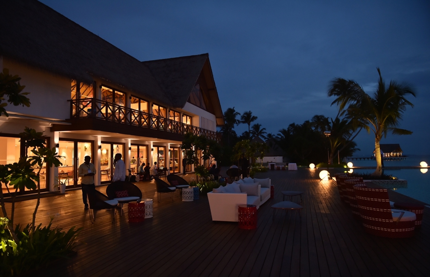 މާކިއޯ ކޫއްޑޫ ހޮޓެލް: ސެޕްޓެމްބަރު 25، 2017- ގއ. ކޫއްޑޫގައި ގާއިމްކުރި މާކިއޯ ކޫއްޑޫ ހޮޓެލް: ރައީސް ޔާމީން މިއަދު ވަނީ މި ހޮޓާ ރަސްމީކޮށް ހުޅުއްވައި ދެއްވާފައި.---ފޮޓޯ: ރައީސް އޮފީސް