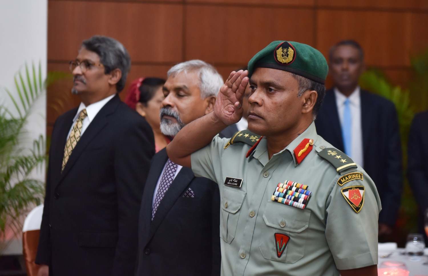 ސެޕްޓެމްބަރު 28، 2017- ރާއްޖެ އާއި ޗައިނާއާ ދެމެދު އޮތް ގުޅުމަށް 45 އަހަރު ފުރުން ފާހަގަކުރުމަށާއި އެ ގައުމުގެ 68 ވަނަ ގައުމީ ދުވަސް ފާހަގަކުރުމަށް ބޭއްވި ހަފުލާގެ ތެރެއިން.---މިހާރު ފޮޓޯ: ހުސެއިން ވަހީދު