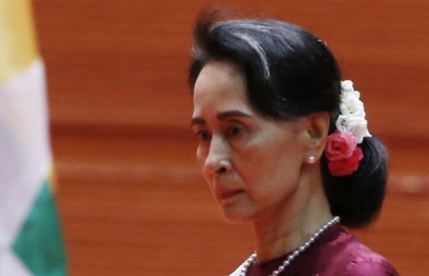 މިއަންމާގެ ލީޑަރު އަން ސަން ސޫކީ. --ފޮޓޯ:އޭއެފްޕީ