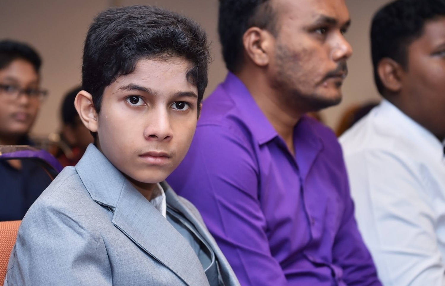 މާލެ: އޮކްޓޯބަރު 5، 2017: ޤުރުއާން ކިޔެވުމުގެ 32 ވަނަ ޤައުމީ މުބާރާތުގެ އިނާމުދިނުމުގެ ރަސްމިއްޔާތުގެ ތެރެއިން.-- ފޮޓޯ: ރައީސް އޮފީސް