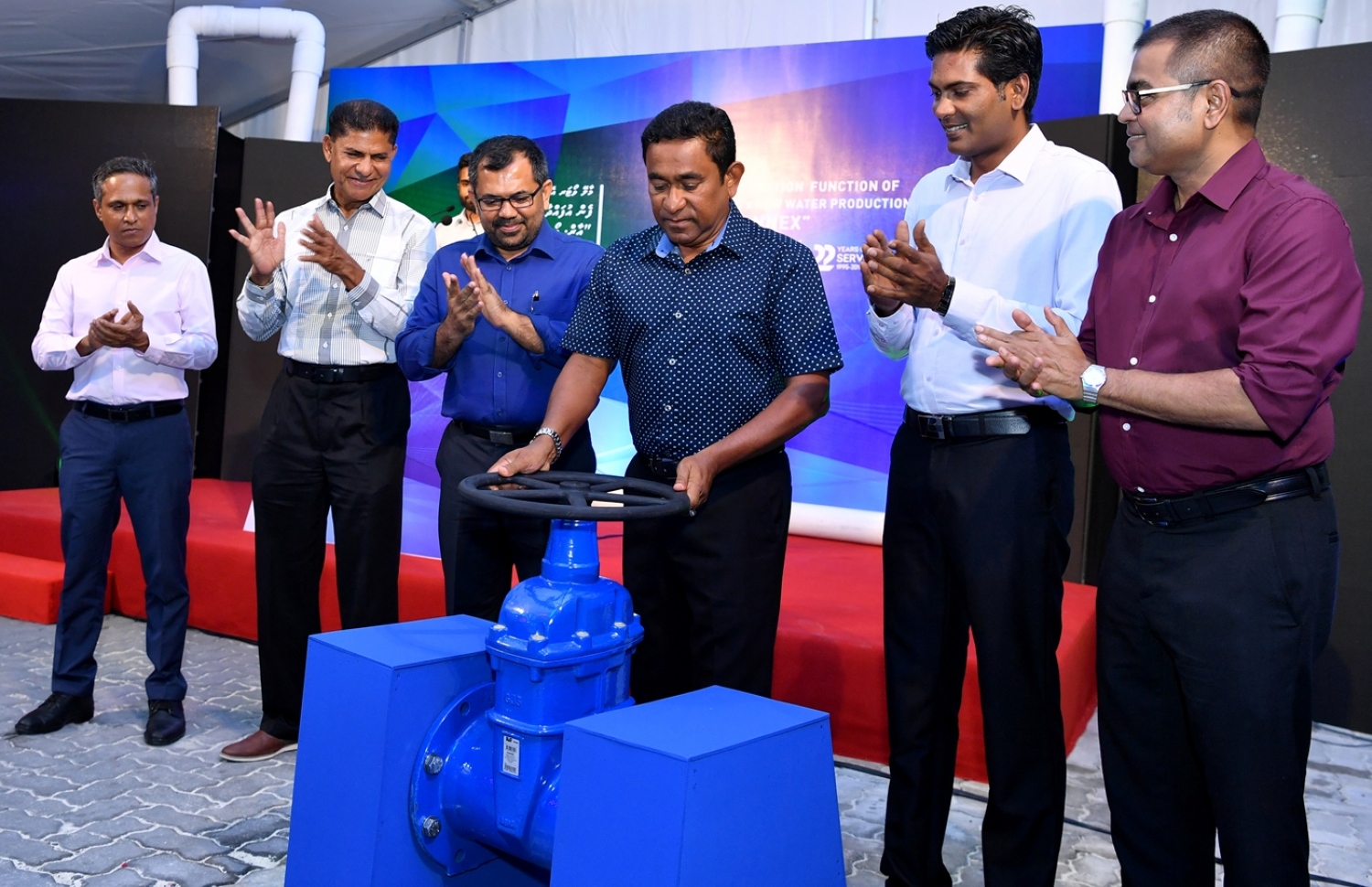 އެމްޑަބްލިއުއެސްސީގެ ފެން އުފައްދާ އާ މަރުކަޒު ހުޅުވުން