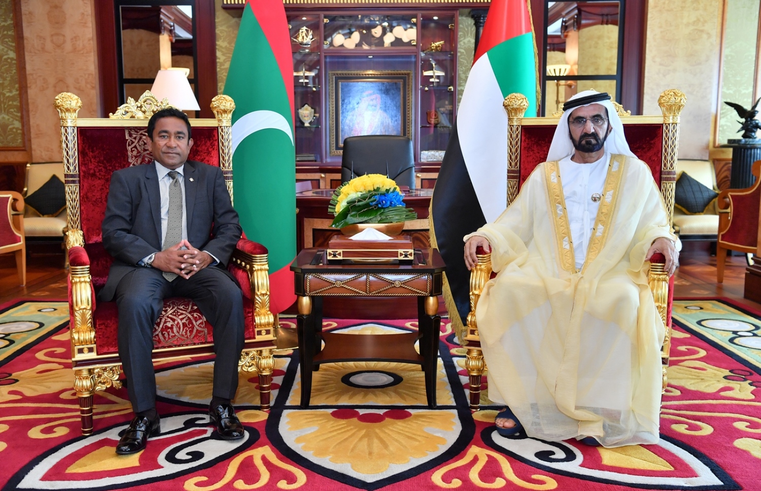 ރައީސް ޔާމީން، ޔޫއޭއީގެ ނައިބު ރައީސާ ބައްދަލުކުރެއްވުން