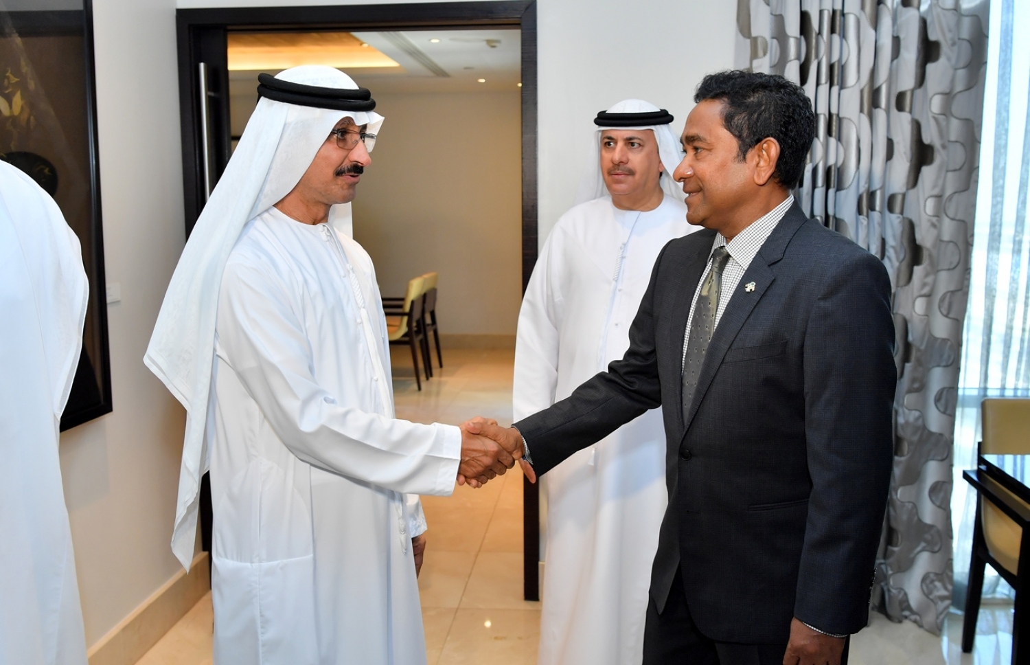 ޑީޕީ ވޯލްޑުގެ ސީއީއޯ އަދި ޗެއާމަން ރައީސް ޔާމީންގެ އަރިހަށް ވަޑައިގަތުން