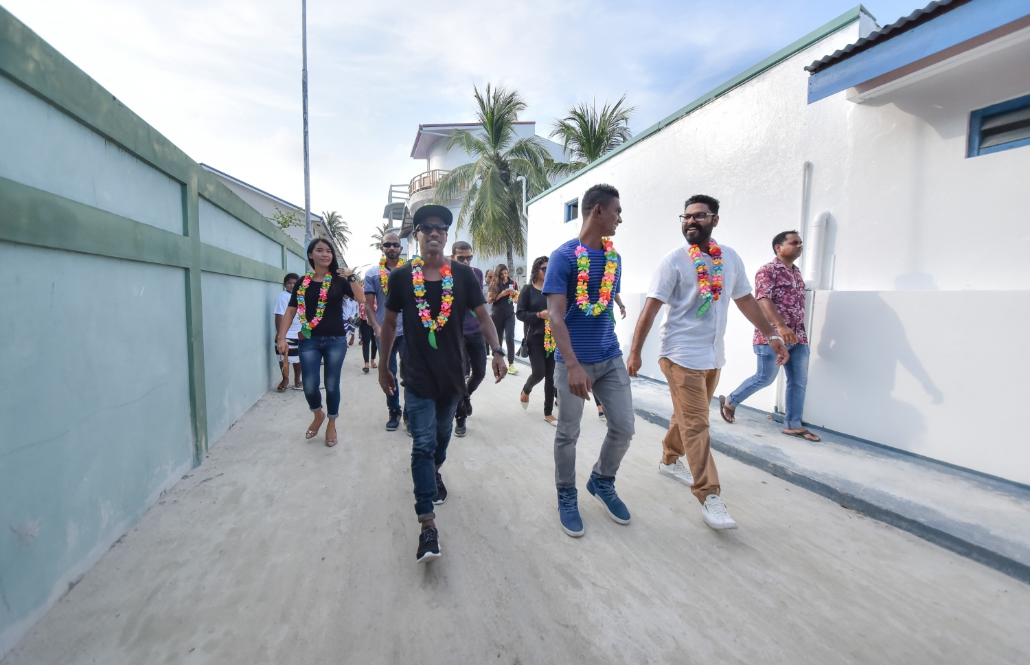 ކ. މާފުށި: ނޮވެމްބަރު 4، 2017- މިހާރު އެވޯޑްސްގެ ފަރާތުން އިންތިޒާމް ކުރި ސްޕޯޓްސް ސްޓާސް ފިއެސްޓާގައި ބައިވެރިވި، ކުޅިވަރުގެ ބައެއް ތަރިން.---މިހާރު ފޮޓޯ