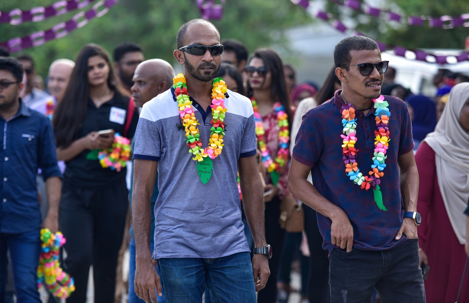 ކ. މާފުށި: ނޮވެމްބަރު 4، 2017- މިހާރު އެވޯޑްސްގެ ފަރާތުން އިންތިޒާމް ކުރި ސްޕޯޓްސް ސްޓާސް ފިއެސްޓާގައި ބައިވެރިވި، ކުޅިވަރުގެ ބައެއް ތަރިން.---މިހާރު ފޮޓޯ