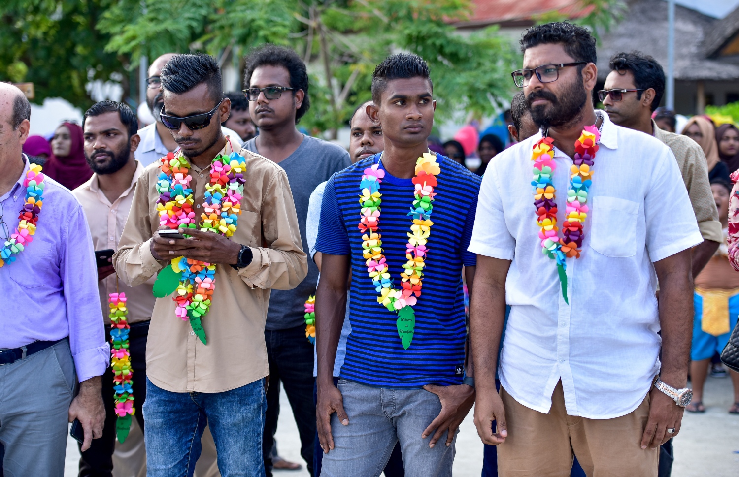 ކ. މާފުށި: ނޮވެމްބަރު 4، 2017- މިހާރު އެވޯޑްސްގެ ފަރާތުން އިންތިޒާމް ކުރި ސްޕޯޓްސް ސްޓާސް ފިއެސްޓާގައި ބައިވެރިވި، ކުޅިވަރުގެ ބައެއް ތަރިން.---މިހާރު ފޮޓޯ