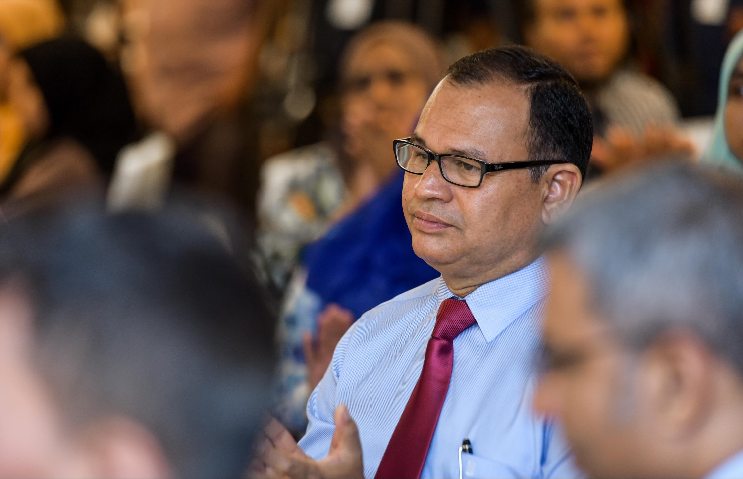 ޑިފެންސް މިނިސްޓަރު އާދަމް ޝަރީފް.-- ފޮޓޯ: ނިޝާން އަލީ/ މިހާރު