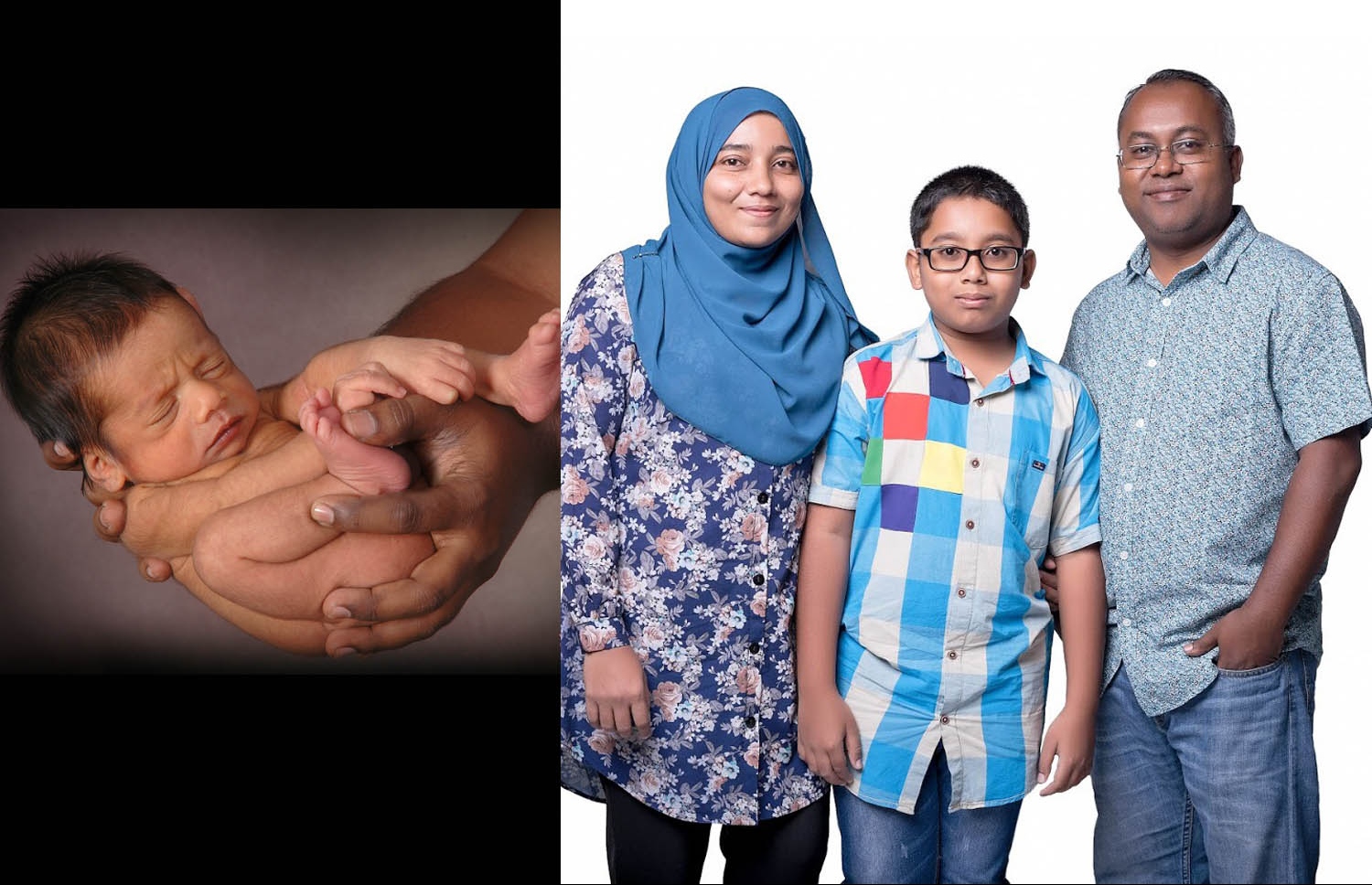 ވާއިލް ތުއްތު އިރު (ވ) އަދި މިހާރު އޭނާގެ މަންމަ އާއި ބައްޕައާ އެކު. ފޮޓޯ: އައިޖީއެމްއެޗް