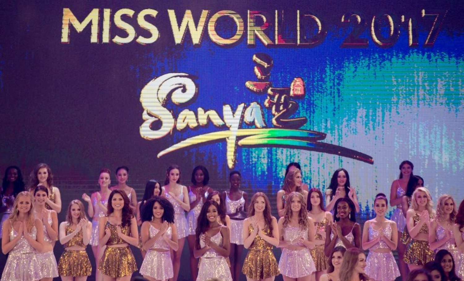 މިސް ވޯލްޑް 67 ވަނަ މުބާރާތް ކުރިއަށް ދަނީ. ރީތީގެ ރާނީއަކަށް ހޮވުނީ މިސް އިންޑިއާ މަނޫޝީ ޝީލާ. -- ފޮޓޯ: އޭއެފްޕީ