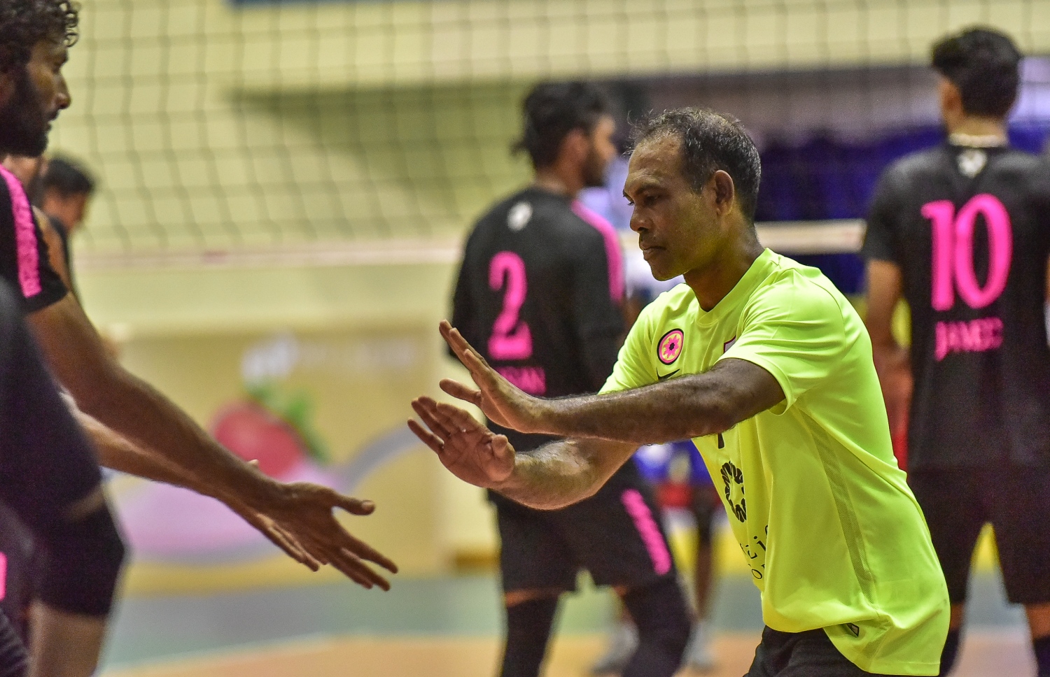 އިއްޔެގެ މެޗުގައި ނިޒާރު (ކ): އުމުރުން 44 އަހަރުގައި ވެސް ރަނގަޅު ކުޅުމެއް ދެއްކި. ފޮޓޯ: ނިޝާން އަލީ/ މިހާރު