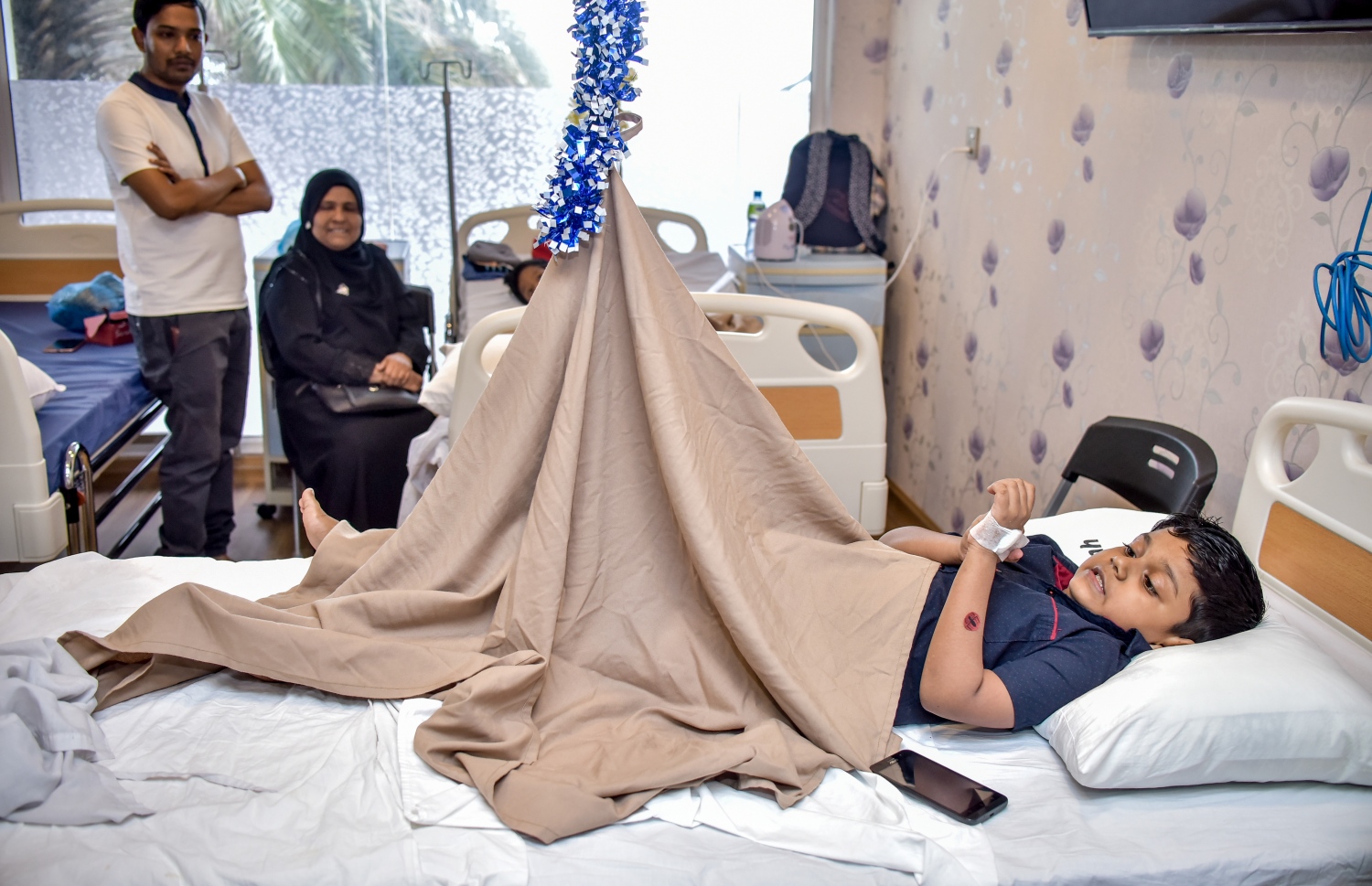 މާލެ: ޑިސެމްބަރު 3، 2017: އައިޖީއެމްއެޗްގައި ކުއްޖަކު ހިތާނުކޮށްފައި. - ފޮޓޯ: ނިޝާން އަލީ/ މިހާރު