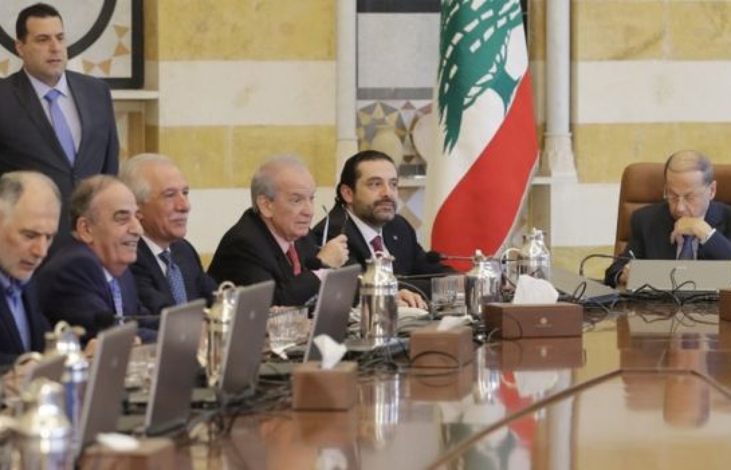 ލުބާނުގެ ކެބިނެޓުގެ ބައްދަލުވުމެއް އިއްޔެ ބާއްވަނީ. --ފޮޓޯ:އޭއެފްޕީ